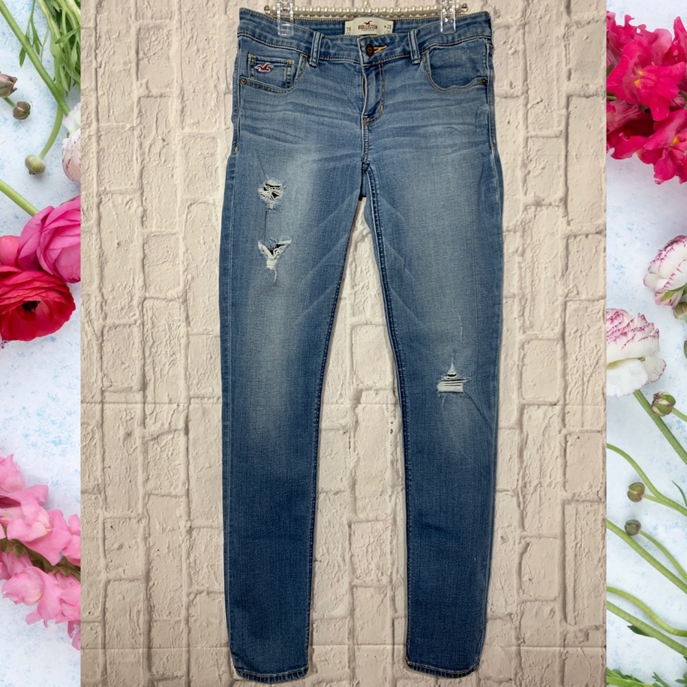 Hollister Distressed Jean Leggins 7R 28 x 31